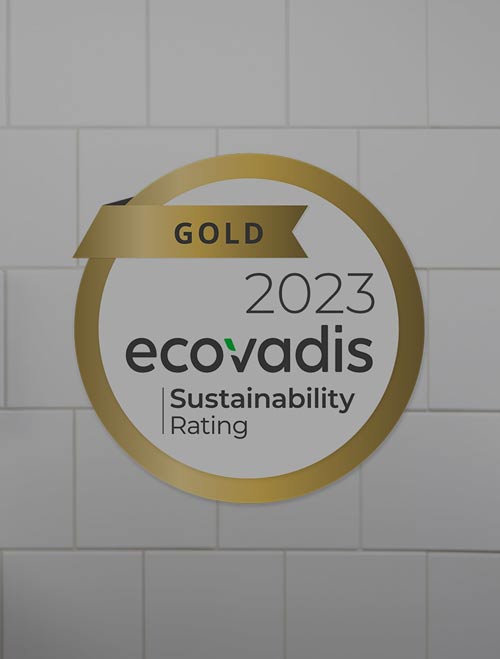 Guld i EcoVadis Sustainability Rating